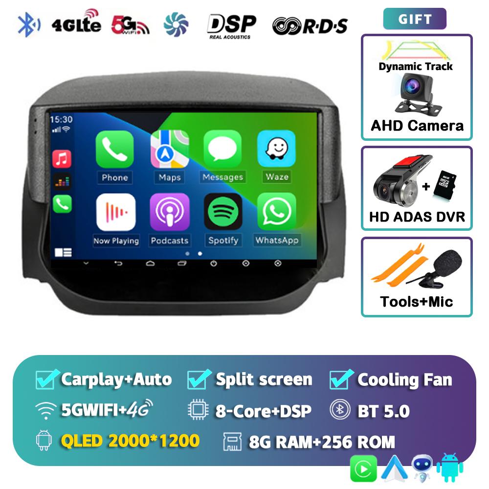 Android 14 Carplay Auto Car Radio For Ford EcoSport Eco Sport 2014 2015 2016 2017 2018 GPS Recorder Multimedia Player 4G+BT DSP