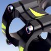 Mountain Bike Handlebars Short Stem Aluminum Alloys Short Road Bike Stem Handlebar Accessories Easy To Installation