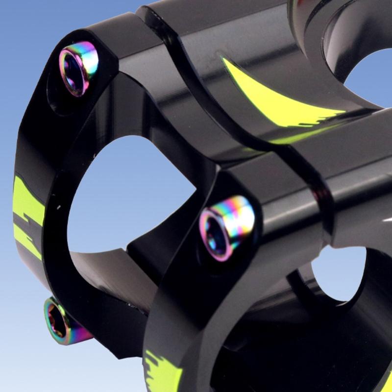 Mountain Bike Handlebars Short Stem Aluminum Alloys Short Road Bike Stem Handlebar Accessories Easy To Installation