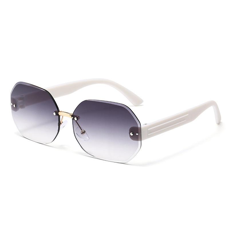 

Frameless Sunglasses Women S Sunglasses Uv Protection Summer Street Photography Versatile And Thin Face With Makeup Glasses Tide