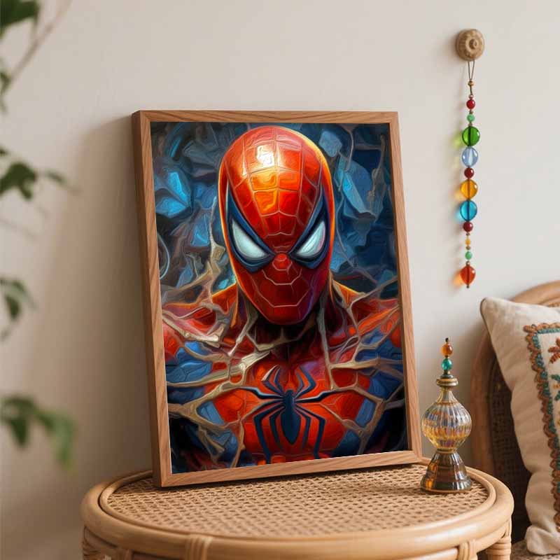 Disney Oil Painting Painting Art SpiderMan Hobby Cultivating Gifts Home Decoration