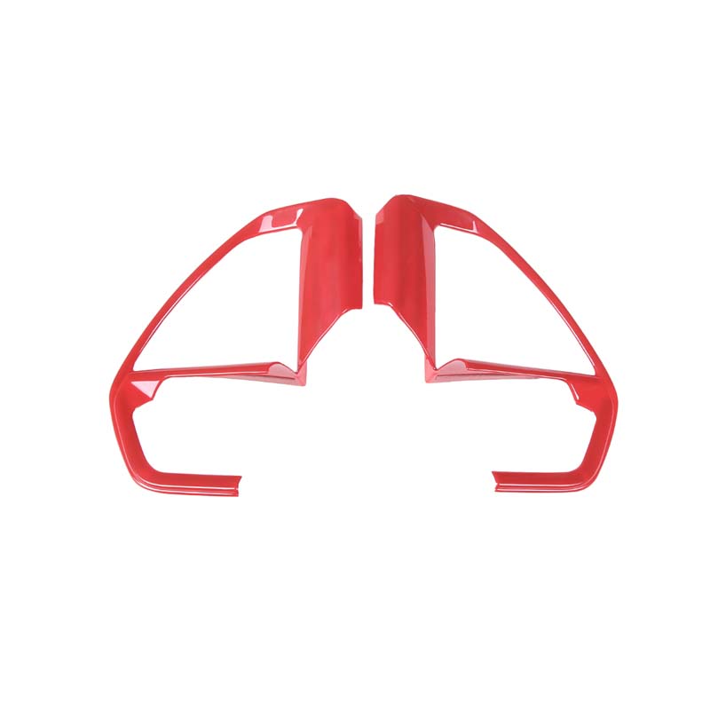 For Toyota Tundra 22-23 For Toyota Sequoia 22- ABS Carbon Fiber Car Steering Wheel Frame Cover Trim Stickers Car Accessories