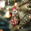 Fun Car Pendant Hanging Ornament Realistic Animal Upside-Down Opossum Rearview Mirror Hanging Decor Accessories