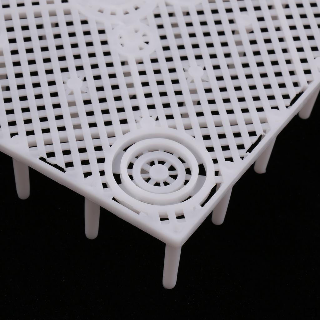 Plastic Aquarium Fish Tank Bottom Filter Board Plate 10 PCS