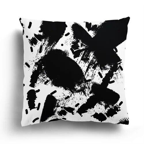 Nordic Autumn Black and White Simple Printed Sofa Cushion Cover Pillowcase Home Party Car Bedding