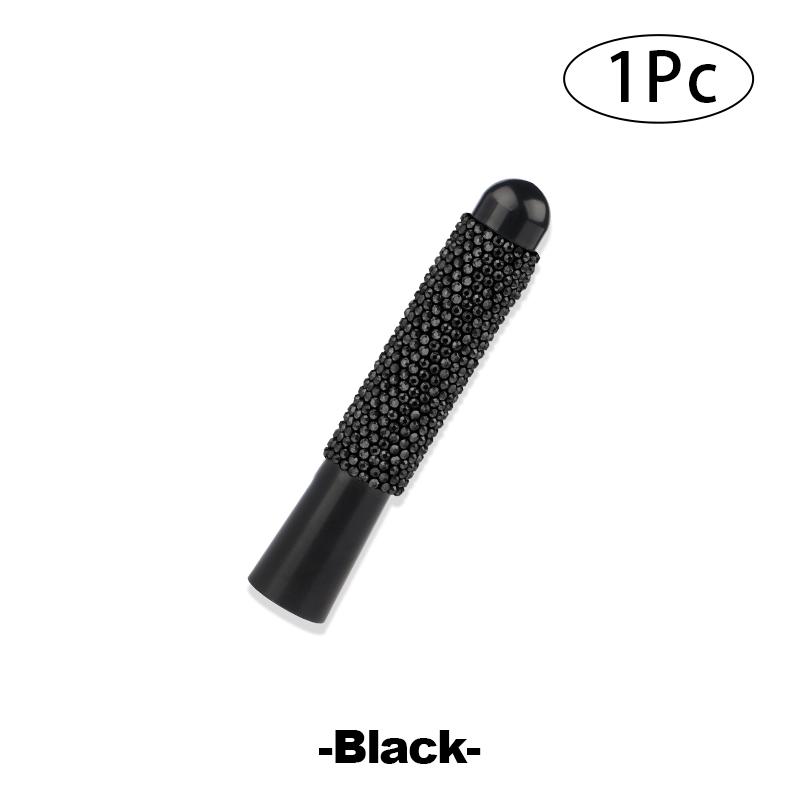 Universal 8cm/3.14in Car Antenna Crystal Diamond Auto Retrofit Decors Contains 4 Screws 2 Gaskets Bling Car Accessories