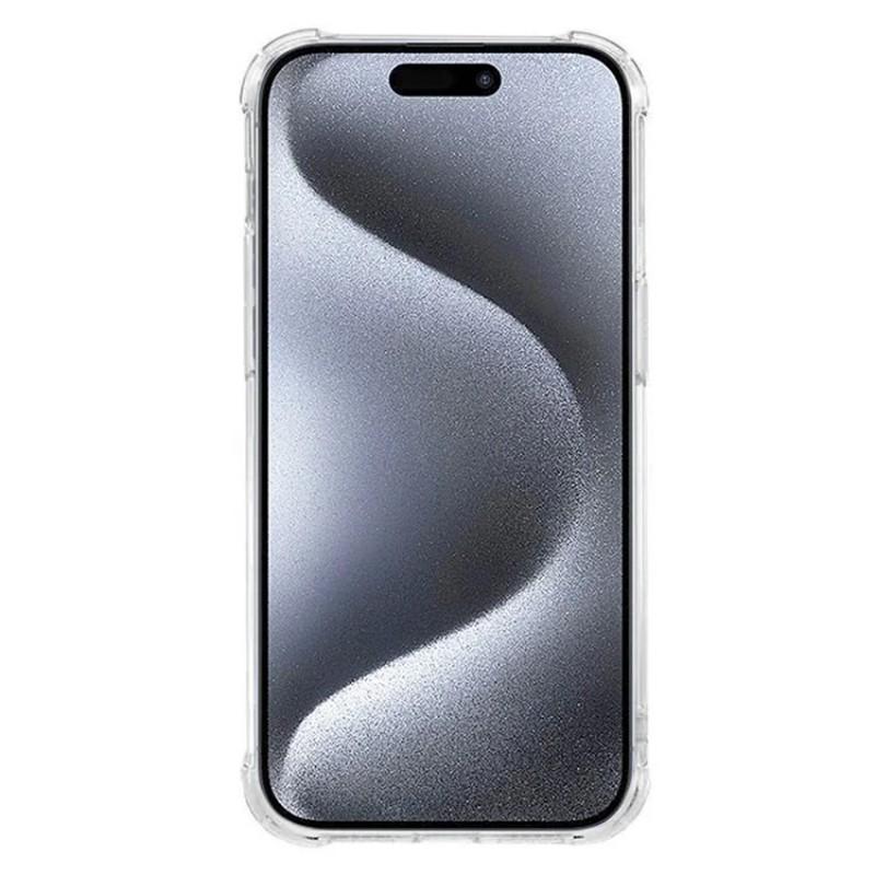 For iPhone 13 Pro 6.1 Inch TPU Case WANLONFENG WL3 Series 1.5mm Phone Cover with 2Pcs Tempered Glass (Big Lens Hole)