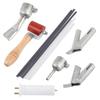 1600W Hot Air Welding Machine Kit Plastics Heat-Welders Tool Set with Welding Speed Nozzle & Roller Rod Plastics Welding Machine