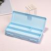 1PC Translucent Frosted Pencil Case Student Storage Pencil Case Multifunctional Double-Sided Macaron Double-Sided Pencil Case