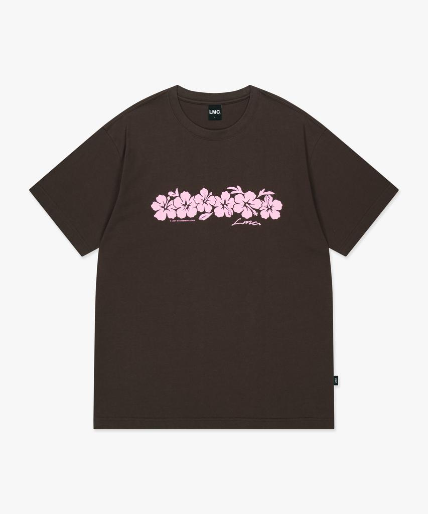 LMC Hibiscus Tee Brown