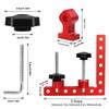 6PCS High Strength Aluminum Alloy Woodworking Clamps 90 Degree Right Angle Fixing Clamps for DIY Wood Splicing Home Projects