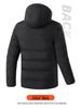 Heated Unisex USB Hooded Winter Jacket with Constant Temperature