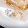 Korean Style Cute Hollow Butterfly Earrings for Women - Simple, Sweet, and Fresh Academic Design