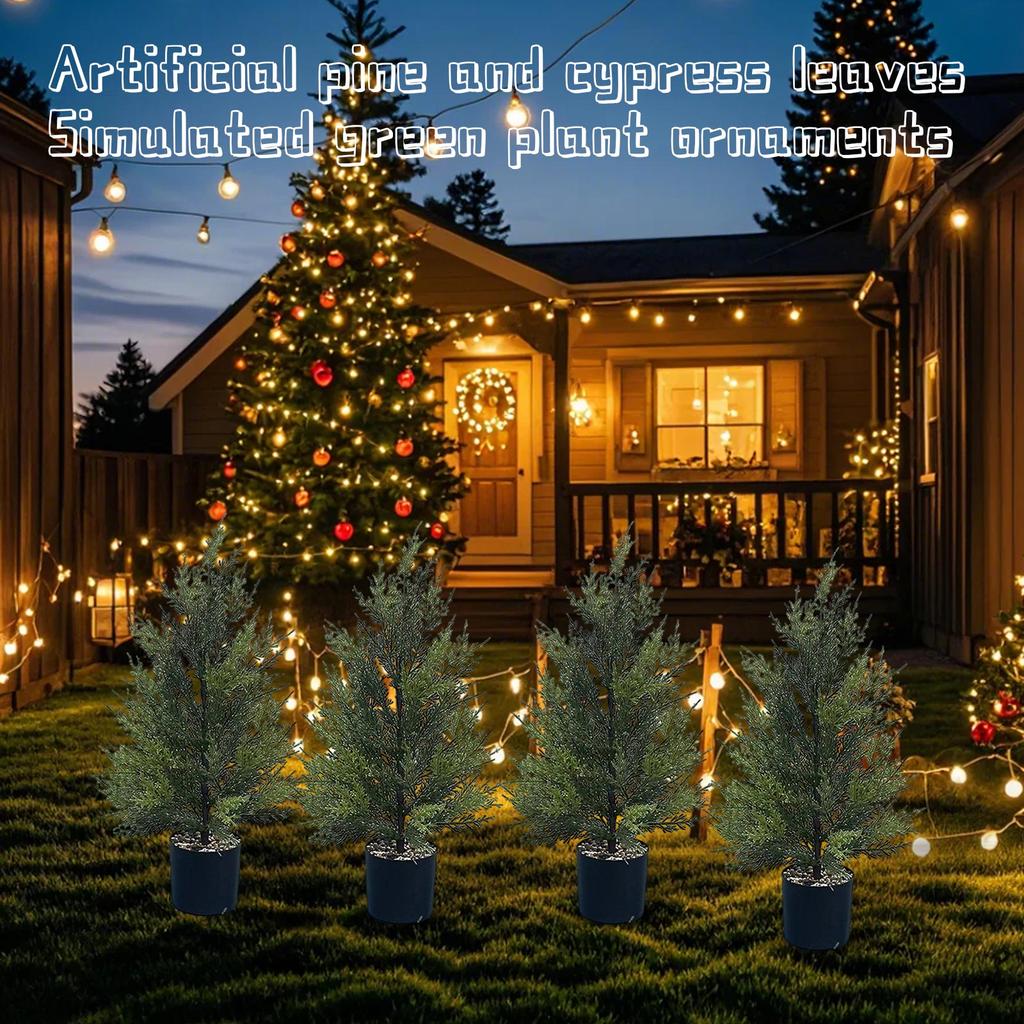 Artificial  And Leaf Simulation Green Plant Bonsai Living Room Potted Ornaments