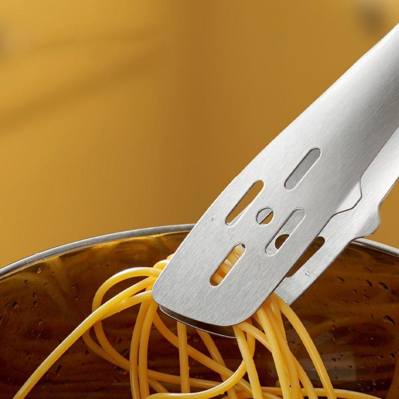2 Piece Multipurpose Rustless steel Cooking Tongs Slip Polystyrene Grip Heatproof For Roasting Serving