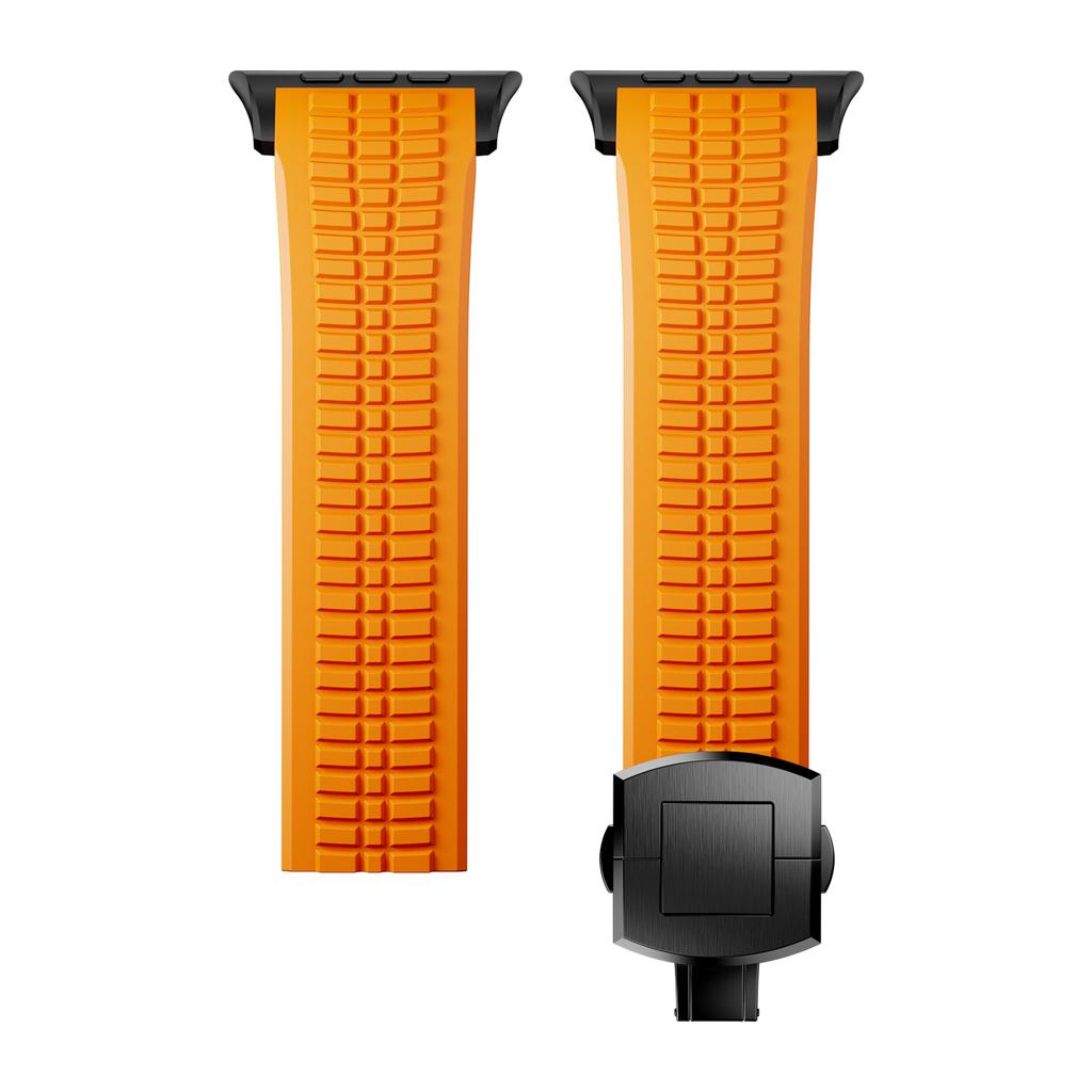 Men Bracelet for Apple Watch Ultra2 49mm Series 10 46mm Silicone Band Suitable Iwatch 7 8 9 45mm Se 4 5 6 44mm Adjustable Correa