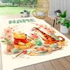 Custom Name Eeyore's Butterfly Adventure Carpet Rug Customizable Soft Washable Anti-Slip Home Living Room Sofa Mats Personalized Rug. 0909426