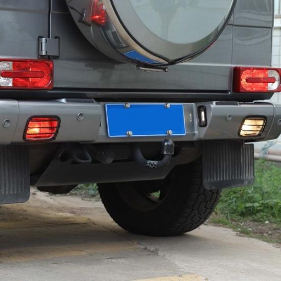 Steel Car Rear Fog Lamp Grille Cover Fog Light Trim For Benz G Class 2007-2018