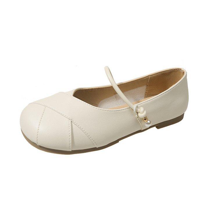 

Мягкая подошва Серебряные туфли Женские однобортные туфли на плоской подошве Однобортные туфли Туфли Мэри Джейн Модные и удобные 40 бежевый