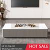 Rock Slab Coffee Table Living Room Home Premium Floor TV Cabinet Combination