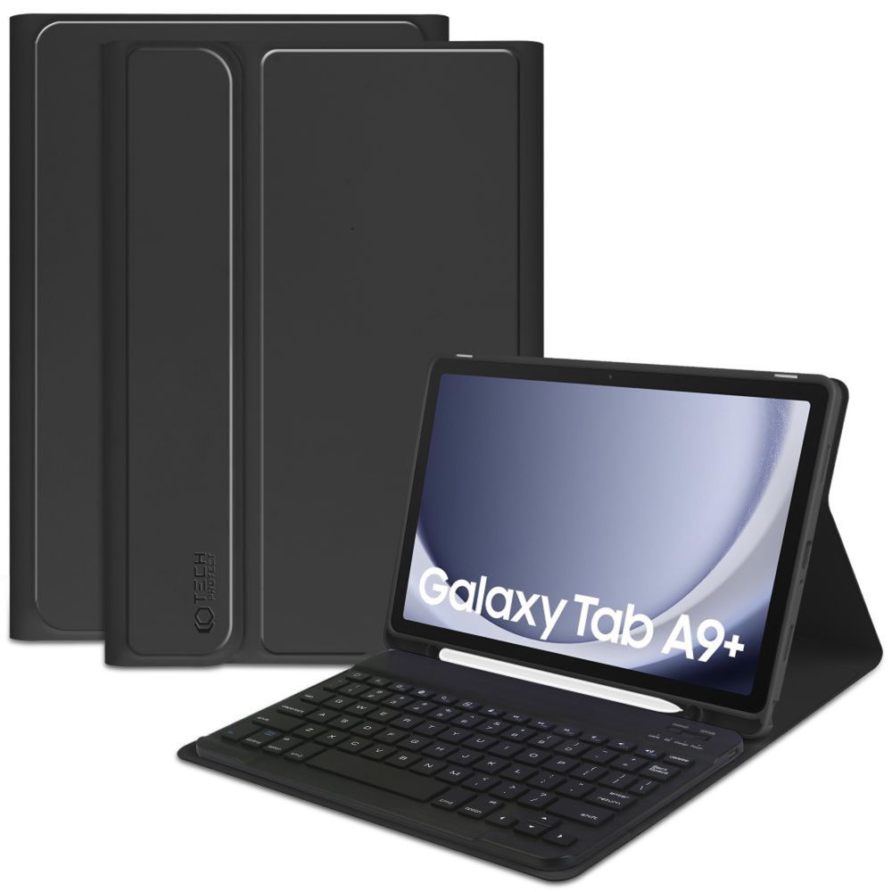 Tech-Protect Sc Pero + Klávesnice Galaxy Tab A9+ Plus 11.0 X210 / X215 / X216 Černá