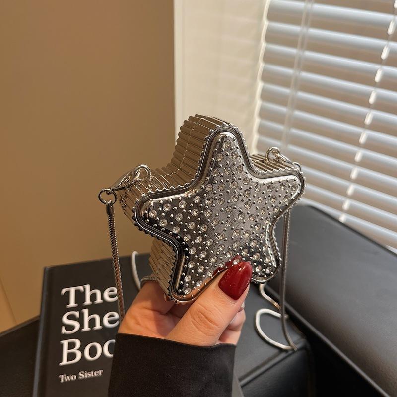 

Нишевая сумка из сплава женская новая летняя универсальная сумка-мессенджер на цепочке изысканная мини-сумка красный конверт серебряный