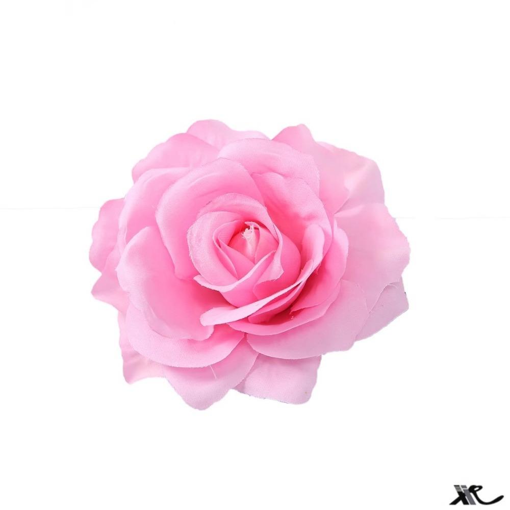 White Camellia Shaped Hair Clip With Small Flowers On Head Floral Internet Famous Atmosphere Side Women