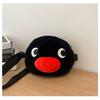 Zaini Peluche Pingu Carini Borsa Scuola Pinguino Cartone Animato Kawaii Versatile Bambola Moda Borsa a Spalla Borse per Pendolari Viaggio Regalo per Bambini