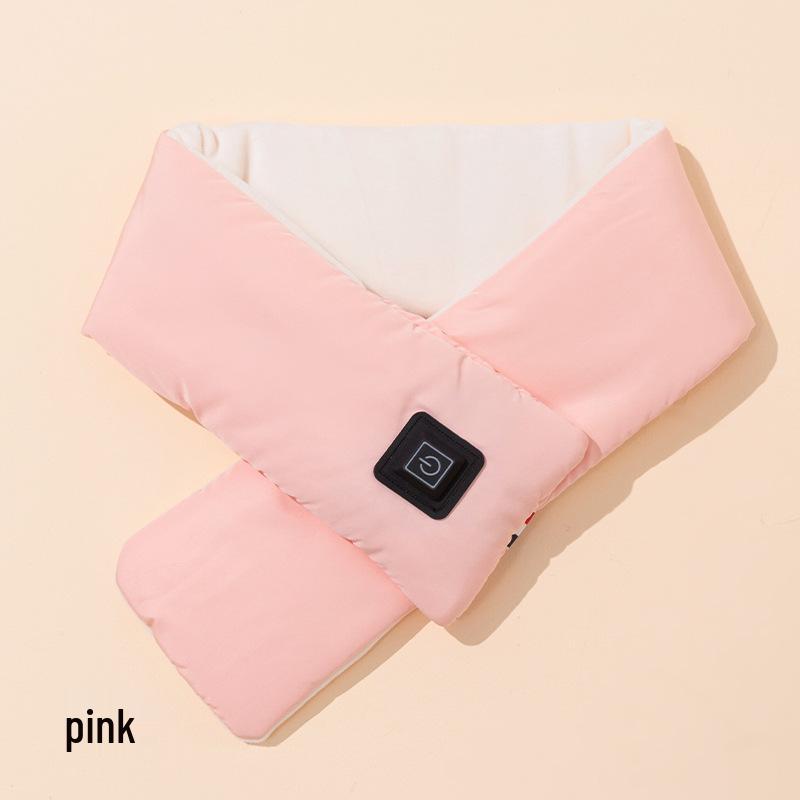 Graphene Smart Heating Velvet Scarf - Korean Style Neck Warmer Without Power Bank