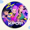 Demon Kpop Hunters Badge Character Pattern Anime Merchandise Fashion Fans Gift