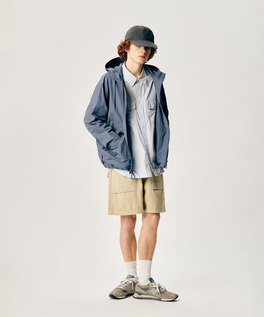 Espionage Traveler Hooded Jacket Dusty Blue