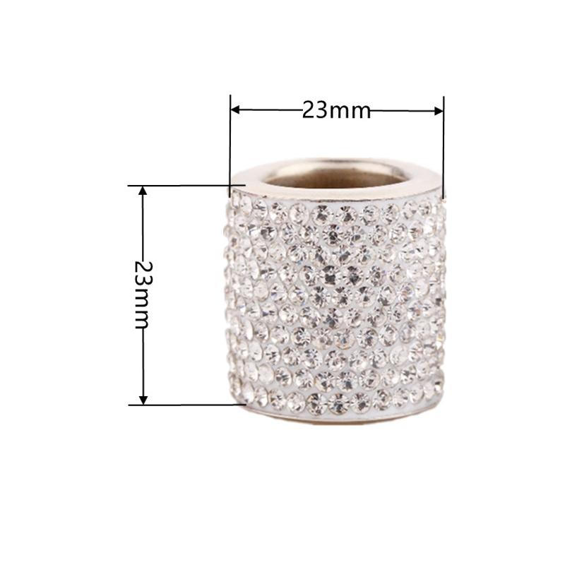 1PC Bling Crystal Car Seat Headrest Decoration Shiny Diamond Car Interior Accessories Rhinestone Car Charms For Headrest Collars