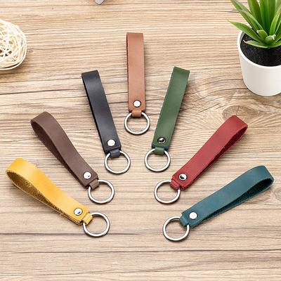 1Pc Leather Keychain Business Gift Leather Key Chain Men Women Car Key Strap Waist Wallet Keychains Keyrings Usb Lanyard