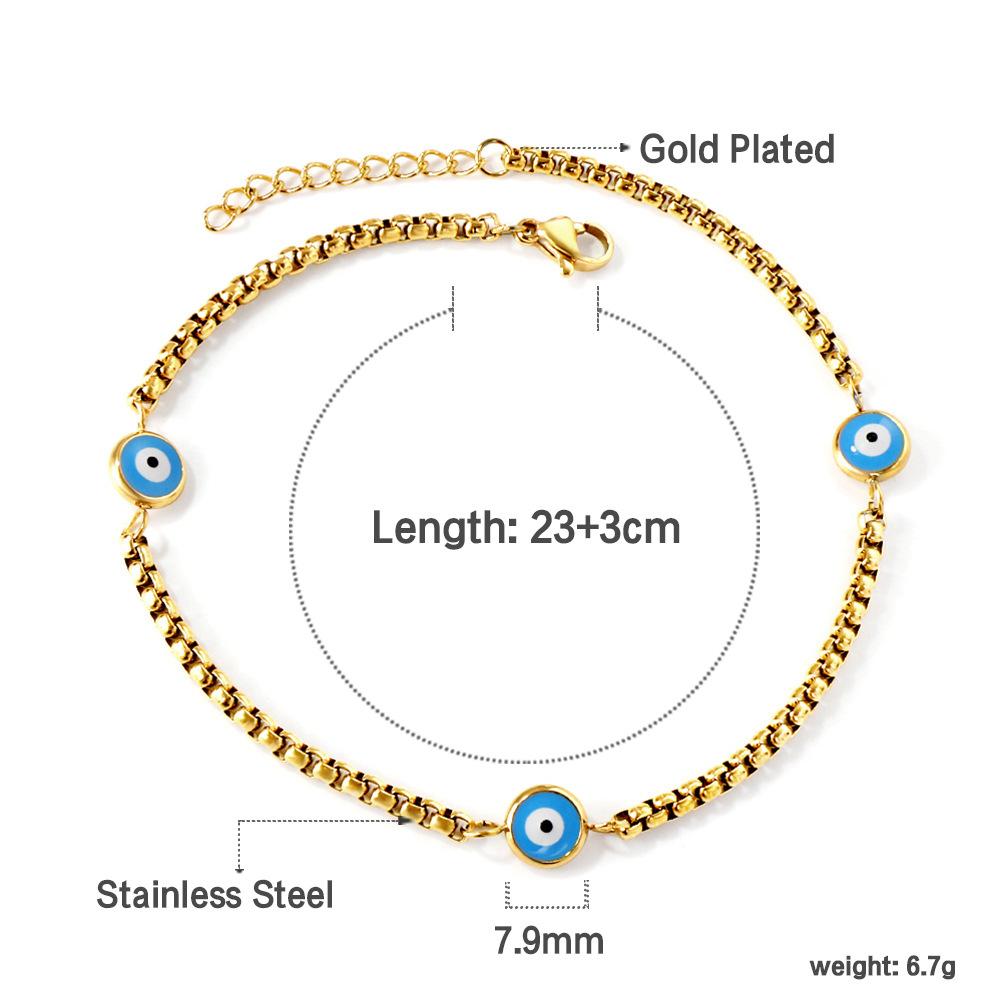 Fashionable Cross Ankle Bracelet Fade Resistant Minimalist Elegant Women Foot Jewelry