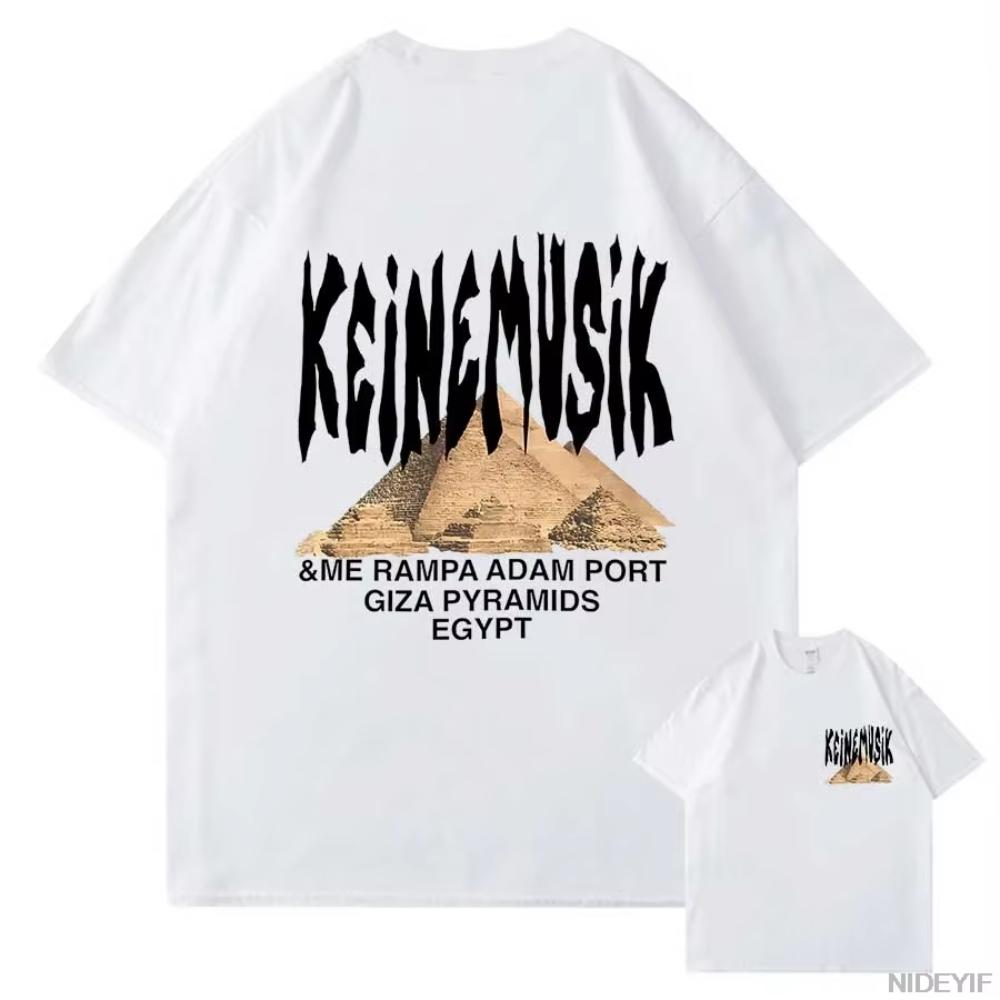 2025 Κλασικό Καλοκαίρι Keinemusik X Pacha T-shirt Ανδρικό Γυναικείο Μόδα Βαμβακερό Κοντομάνικο Μπλουζάκι Hip Hop Τοπ Ρούχα Streetwear Τοπ