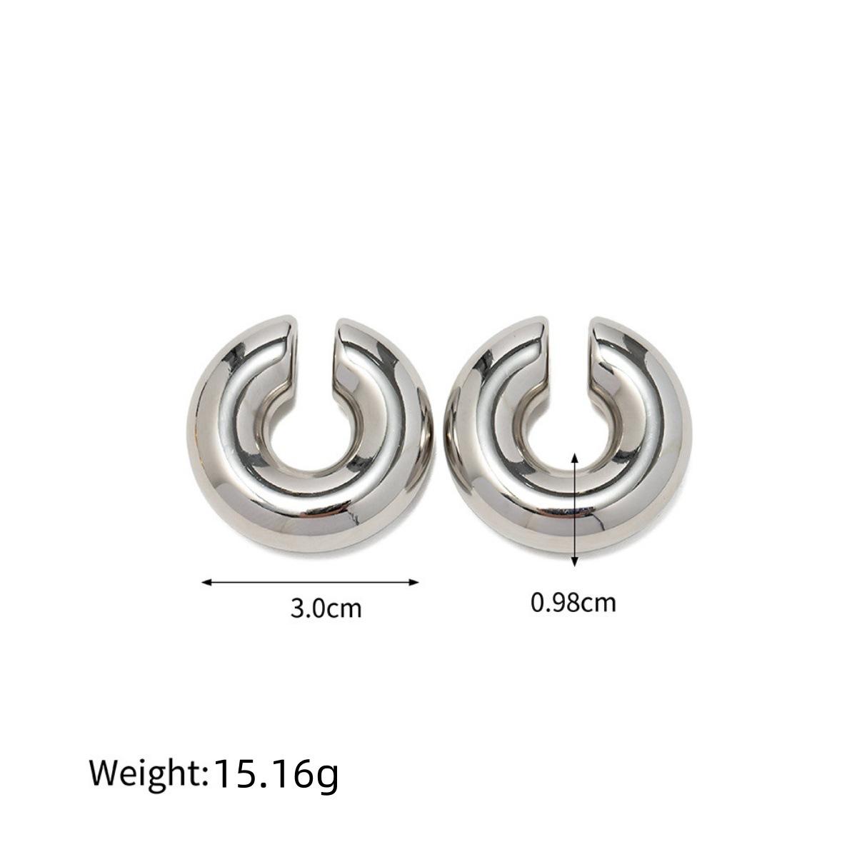 

Hollowed-out Pentagonal Star-shaped Geometric Female Ear Jewelry Ear Clip EL08-6