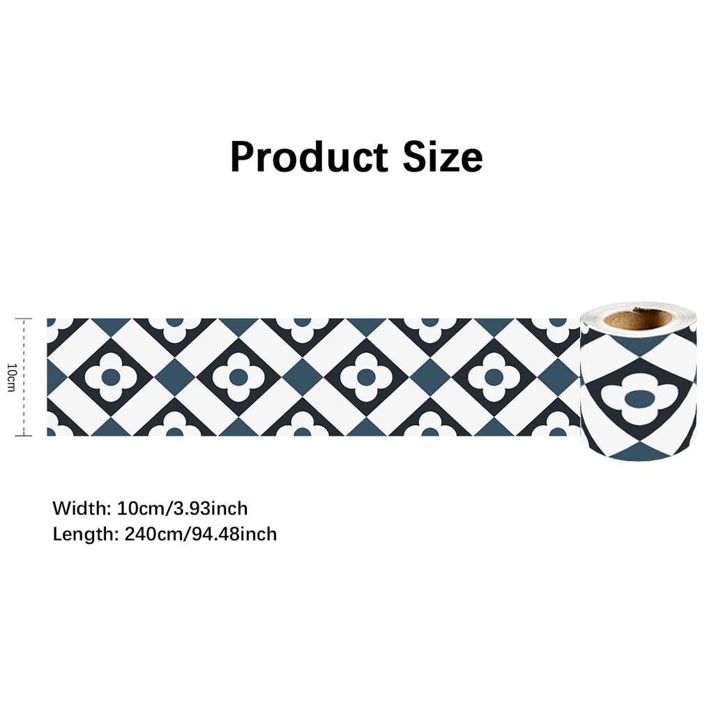 24 Styles Peel & Stick Wall Panels Trim - Waterproof Bathroom Molding for Tile Flooring, Home Staging & Rental Friendly Decor