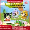 Blocs de Construction Jouets Particules Fines Animaux Adultes pour Enfants de 6 à 12 Ans Cadeau d'Anniversaire Garçon Chien Chat Mini Briques Jouets Fille