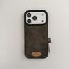 Autumn/Winter Retro Solid Suede Plush iPhone 17 Pro Max/16P/15/14 Case