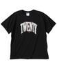 Eontaiteulseoul Untitle Crack Heart Applique Crop Short Sleeve Black