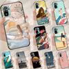 Surfboard Surfing Surf Girl Cover For Xiaomi Redmi Note 14 13 12 9 10 11 Pro 9S 10S 11S 12S Redmi 14C 10C 12C 13C Case