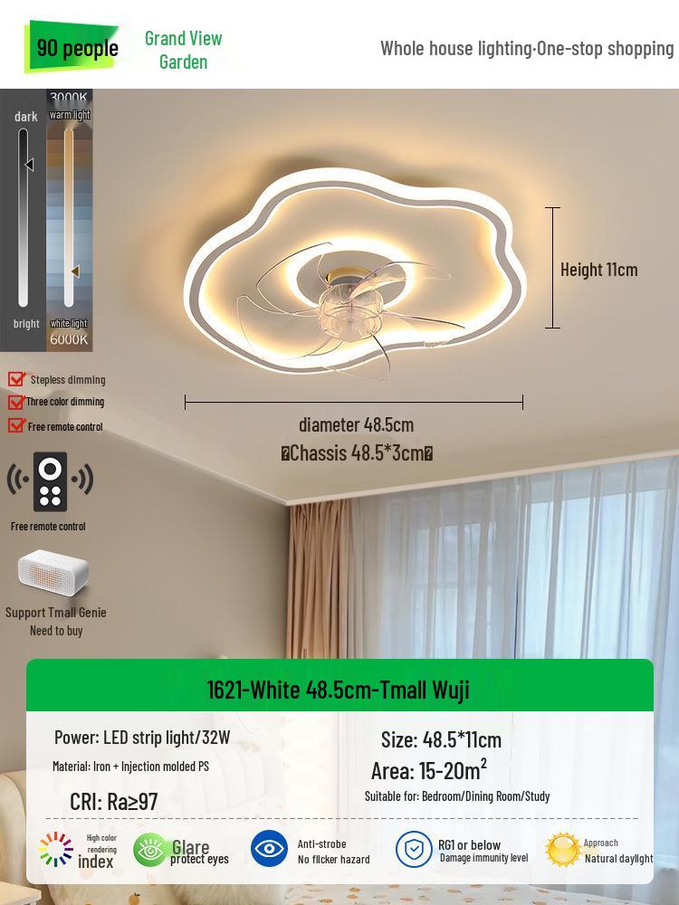 Cloud Lamp for Children's Room - Nordic Ceiling Fan Lamp