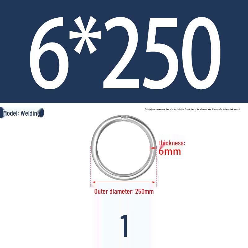 304 Stainless Steel Seamless O-Ring for Lifting and Hammock Yoga Connection