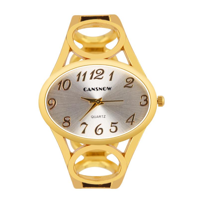 Fashion Bracelet Women Watch Gold Simple Ladies Wristwatch Steel Quartz Female Clock Hollow Band Watches Gift New reloj mujer