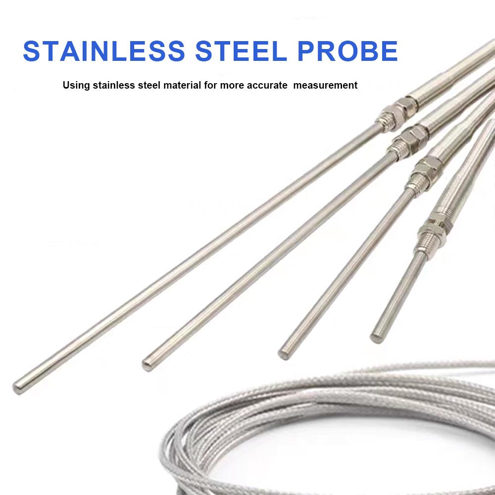 0-400℃ M8 K Type 1m 2m 3m 5m Probe Length 50mm 150mm 100mm 200mm Probe Screw Thread Cable Thermocouple Oven Temperature Sensor