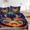 3pcs Dragon Heart Printed Bedding Set, Soft and Comfortable Quilt Cover for Bedroom, Guest Room