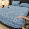 High-quality Cotton Mattress Cover Thick Skin-friendly Bed Sheet Pillowcase Set Taffeta Bedspread Jacquard Mattress Protector