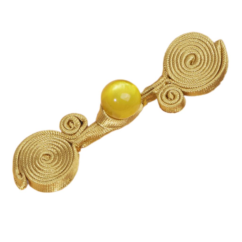 Oriental Styles Buttons Polyester Traditional Handmade for Clothes Decorative Woven Clothing Accessories