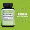 Berberinhydrochlorid 1200 mg, enthaltend Bio Ceylon-Zimt - 120 Kapseln