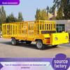 Heavy-Duty Electric Flatbed Truck for Warehouse Logistics